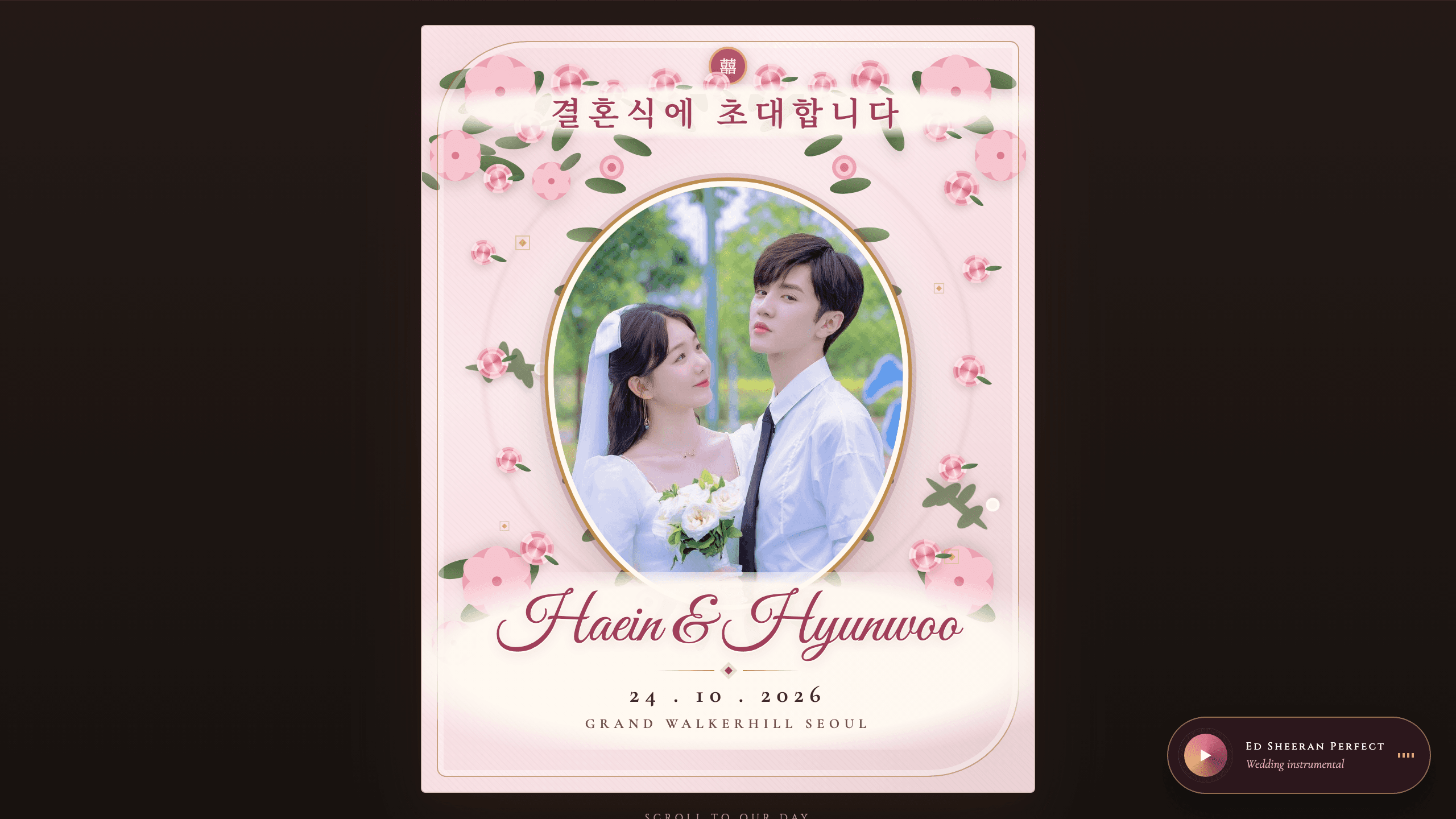 Korean Rose Wedding